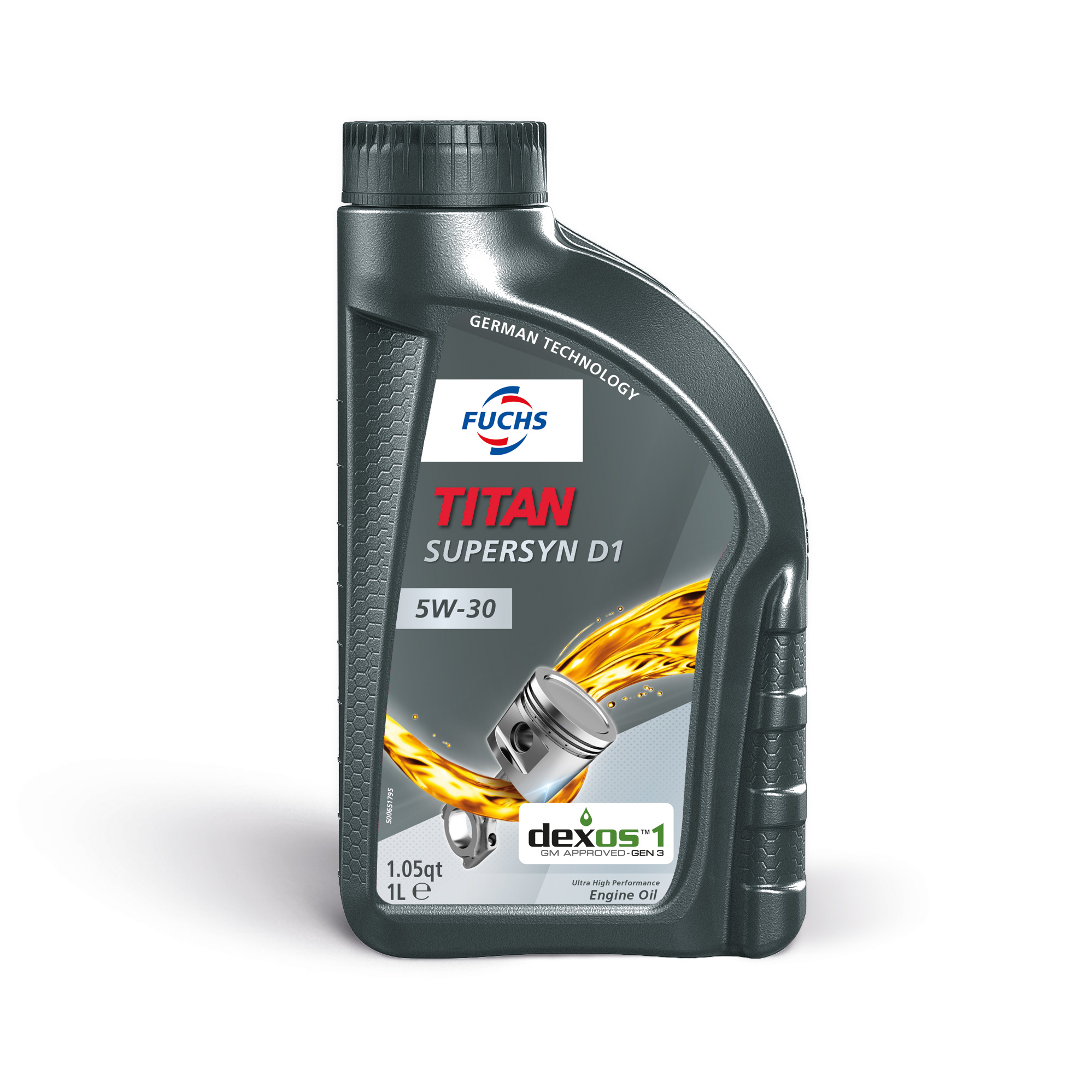 TITSSD1_5W30_1L FUCHS Моторное масло TITAN SUPERSYN D1 5W-30 1L