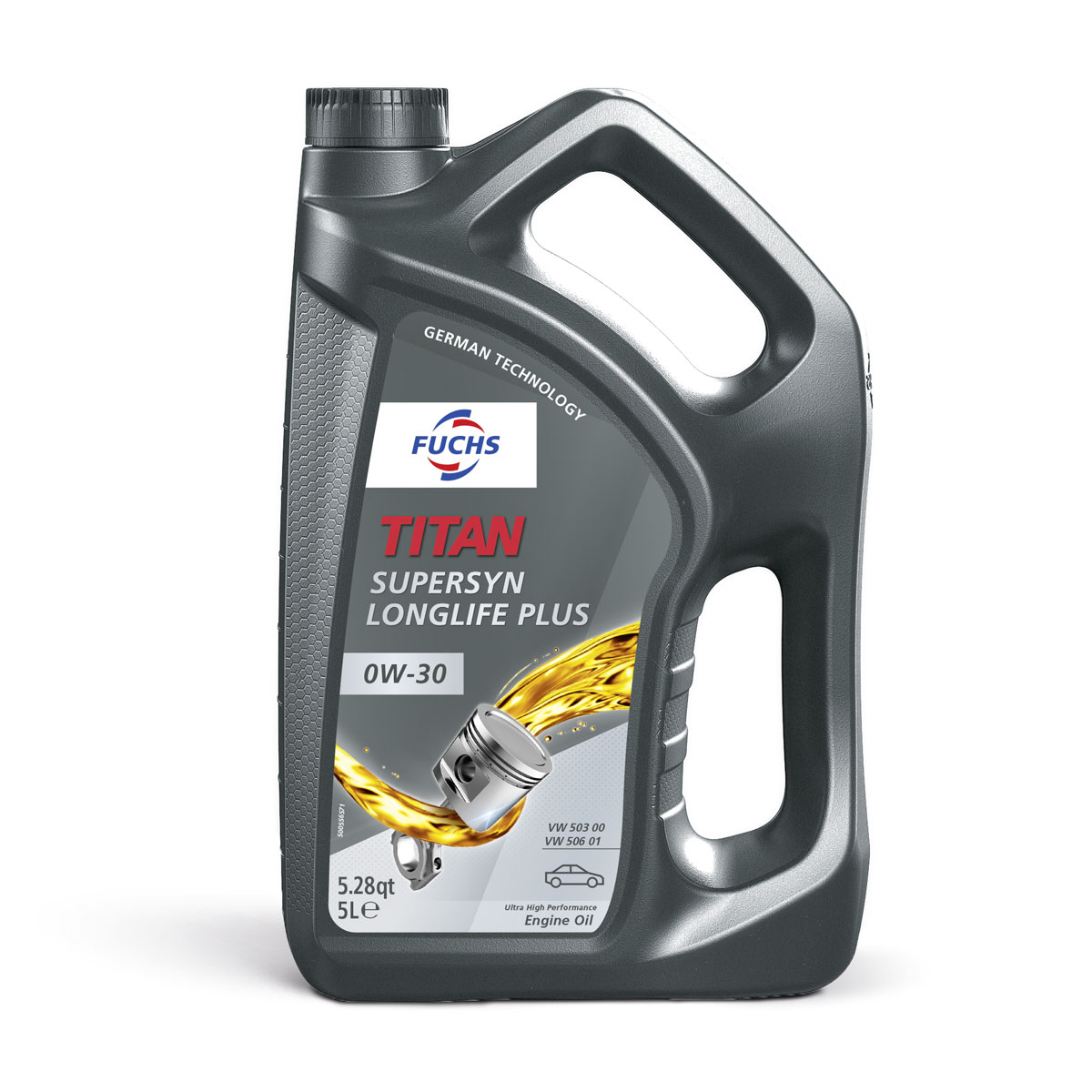 TITSSLLP_0W30_5L FUCHS Моторное масло TITAN SUPERSYN LL PLUS 0W-30 5L