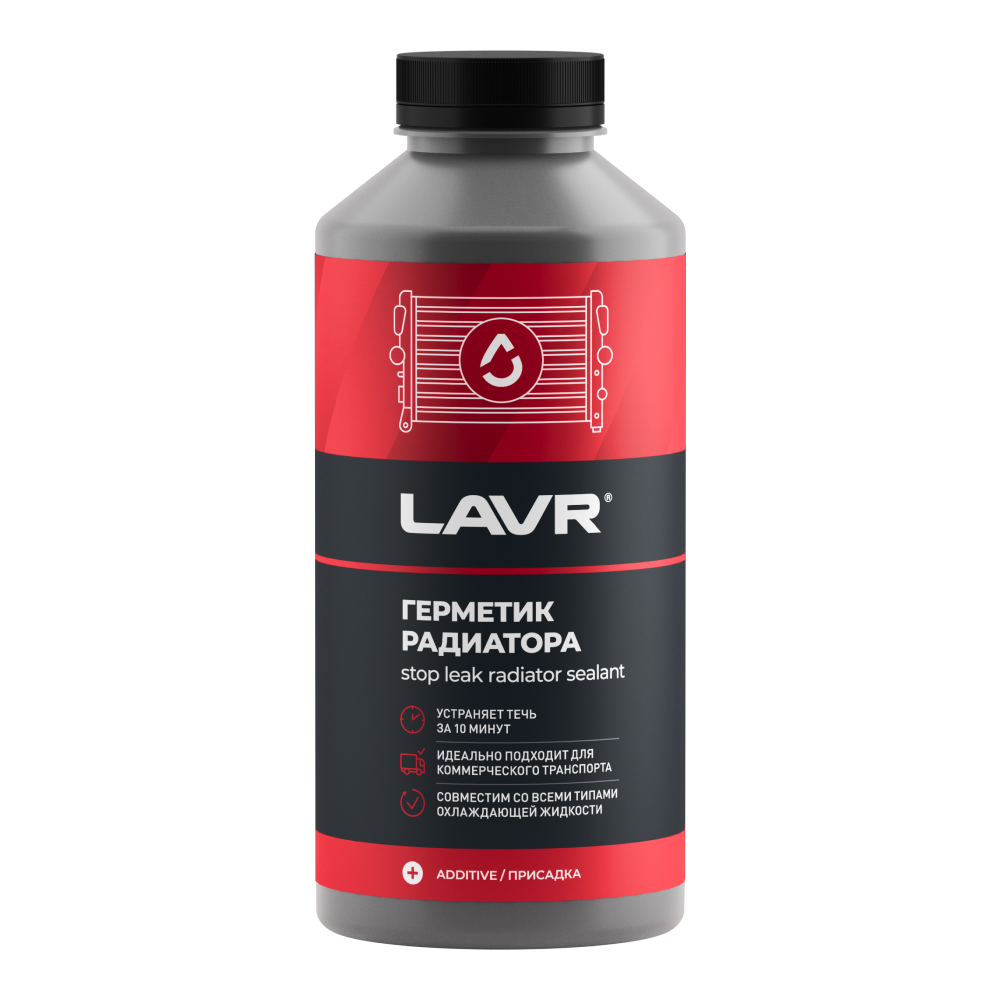 Ln1109_LVR LAVR Герметик радиатора "Стоп течь", 1л