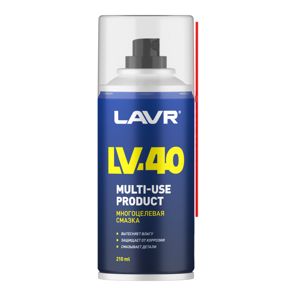 Ln1484_LVR LAVR Многоцелевая смазка LV-40  210мл (аэрозоль)