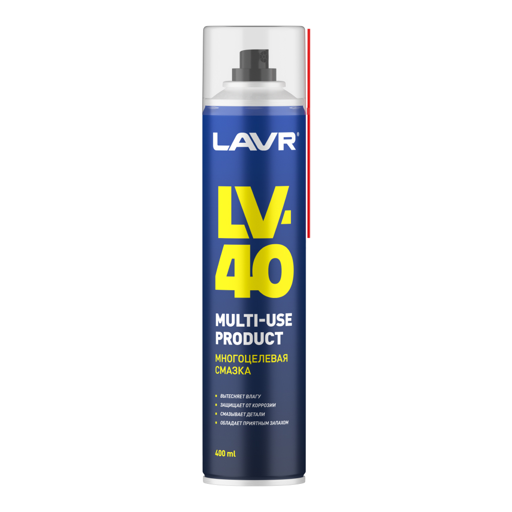 Ln1485_LVR LAVR Многоцелевая смазка LV-40  400мл (аэрозоль)