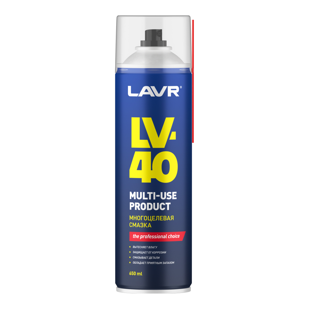 Ln3504_LVR LAVR SERVICE Многоцелевая смазка LV-40, 650мл