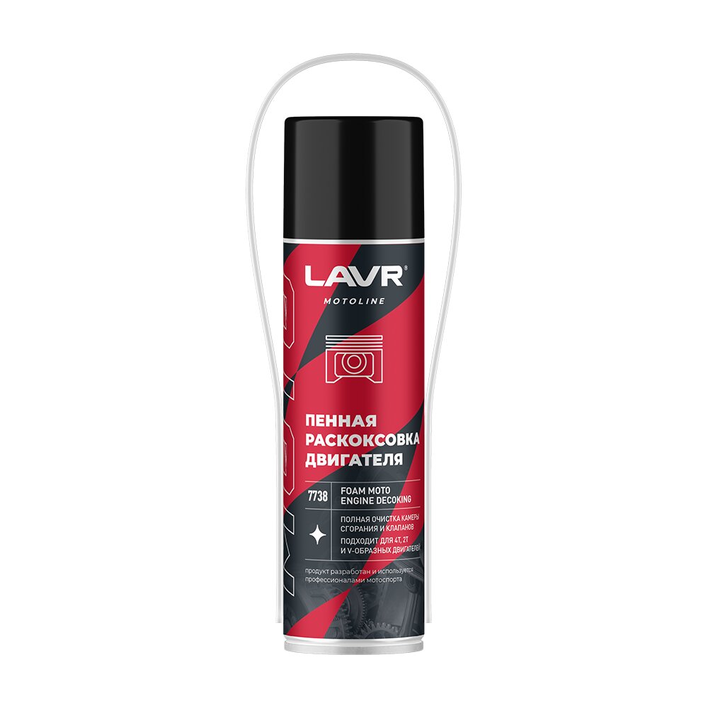 Ln7738_LVR LAVR MOTO Раскоксовка двигателя пенная, 335 мл