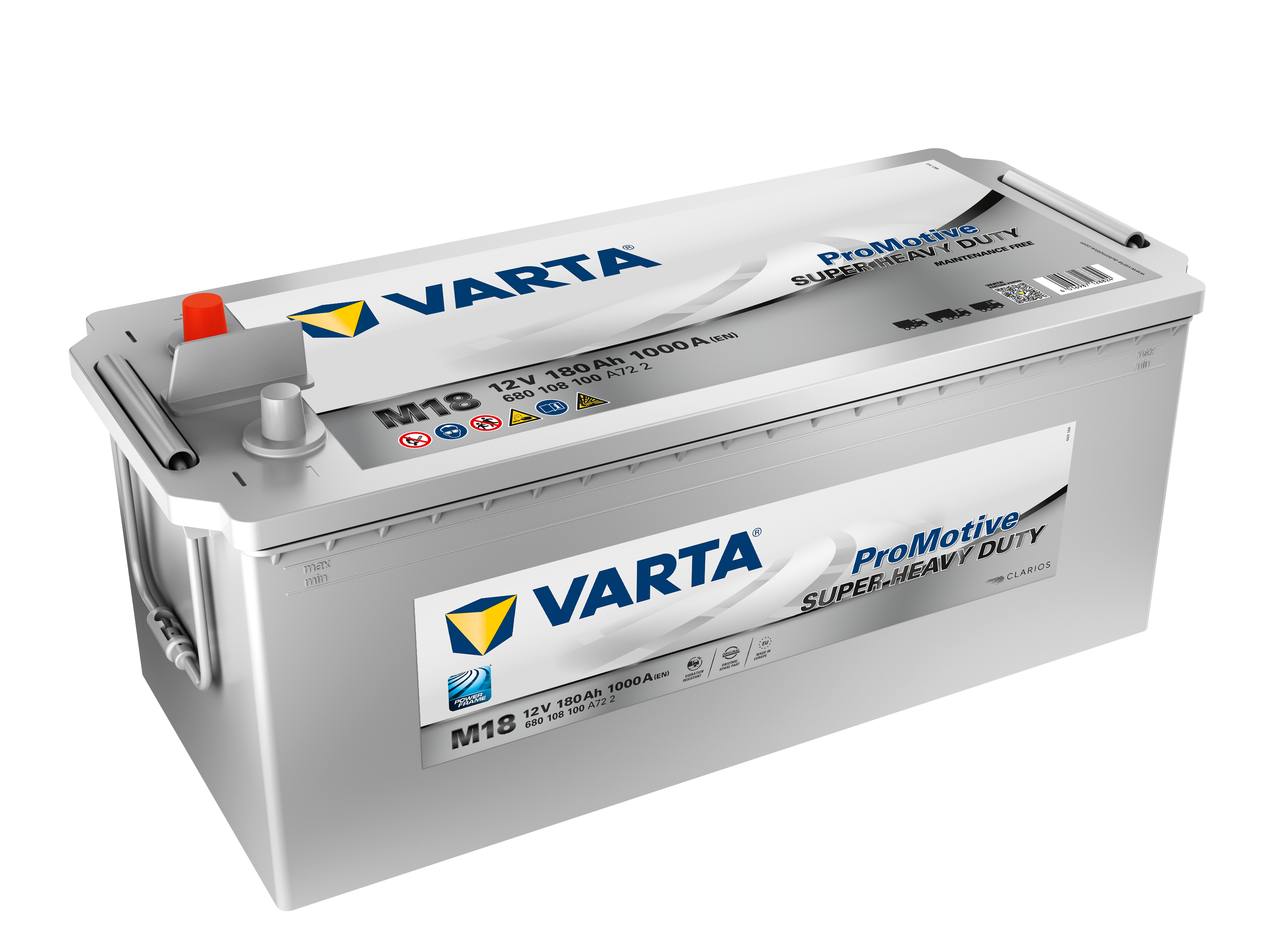 680108100 VARTA Аккумулятор 180Ah  680108 "+  -" 513x223x223