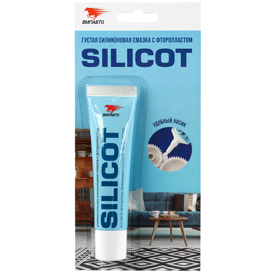 2301_VMP ВМПАВТО Смазка силиконовая SILICOT, 30г туба В БЛИСТЕРЕ